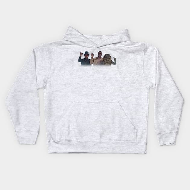 Chubbs Peterson Ending Kids Hoodie by chanda's